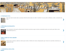 Tablet Screenshot of antiguidade.histosofia.com.br